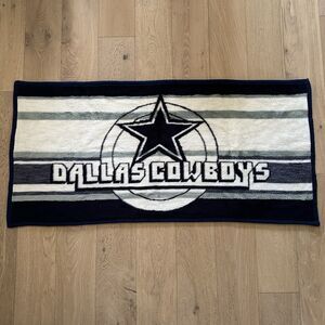 Dallas Cowboys Vintage San Marcos Blanket Throw Football Plush Soft Ryltex 59x28